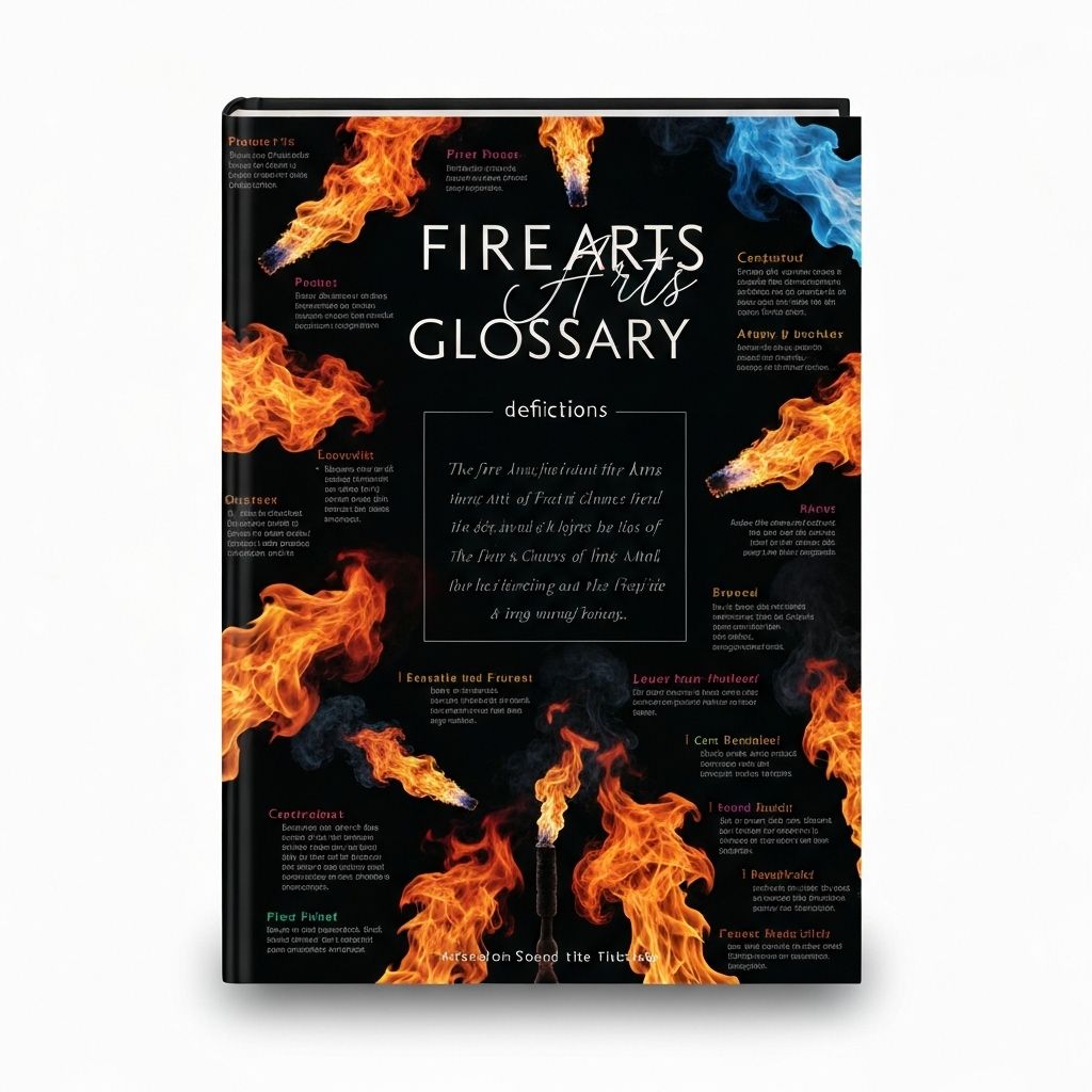 Fire Arts Glossary digital guide cover