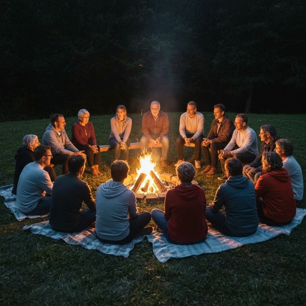Fire community gathering