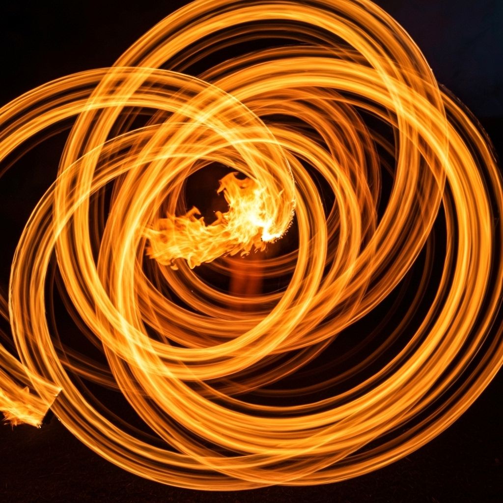 Fire trails pattern